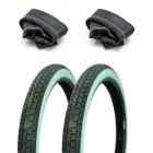 Puch Maxi - Dæk 2.25x17” inkl. slanger, Anlas - Mopedspeed.dk