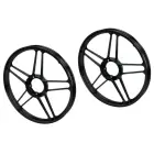 Stjernefælg sæt 17" Alu Sort - Puch Maxi