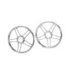 Stjernefælg sæt 17" Alu Krom - Puch Maxi