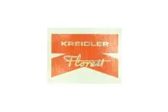 Sticker til bagskærm rød/guld - Kreidler Florett - Stel & Tank