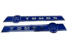 Stafferinger til tank Blå/Sølv - Tomos - Stafferinger