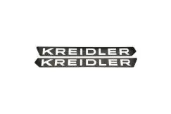 Tank stafferinger sort/krom - Kreidler 1973-76 - 