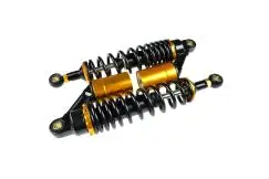 Støddæmper Racing 360mm Sort/Guld - Mopedspeed