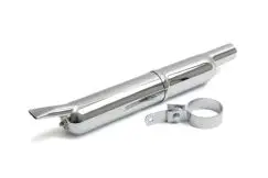 Lyddæmper krom - Universal - Udstødning