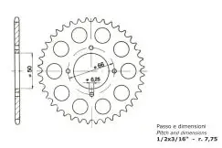 Tandhjul 36t - Benelli, Ducati, Garelli - Kæde & Tandhjul