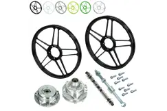 Stjernefælge 17" inkl. nav, aksler og bolte - Puch Maxi - Hjul & Bremser