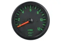 Omdrejningstæller 12.000 rpm 85/60mm, "VDO" - Kreidler - Speedometer & Omdr.