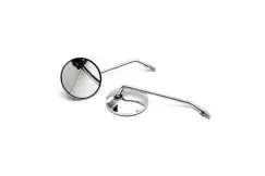 Sidespejl sæt M10x1,25mm Krom - Honda, Yamaha & Suzuki - Styr & Håndtag