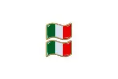 Emblem Flag (2 stk) - Piaggio - Stafferinger & Stickers