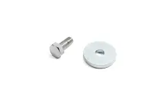 Centerbolt og skive ved forgaffel - Yamaha FS1 - Forgaffel
