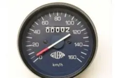 Speedometer 0-160 km/t 80mm, Veglia - Gilera - Speedometer & Omdr.