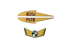 Stafferingssæt - Puch VS & MS50 1956-72 - Stafferinger