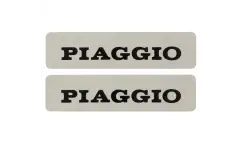 Tankmærke sæt Metal Original - Vespa/Piaggio - Stafferinger