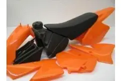 Skjoldsæt Orange - KTM Mini Cross - Stel & Tank