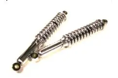 Støddæmpersæt 360mm Krom - Puch & Kreidler - Mopedspeed