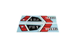 Stafferingssæt Sort - Yamaha FS1 1989- - 