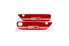 Stafferingssæt Rød - Suzuki K50 1979-82 - 