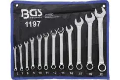Kombinationsnøgle sæt 6 til 22mm, BGS Technic - 