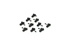 Kabel smøre nippel 10 stk. Sort - Universal - Kabler & Greb